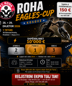 Regjistrim – ROHA EAGLES CUP KOSOVË 28+29 Dhjetor 2026